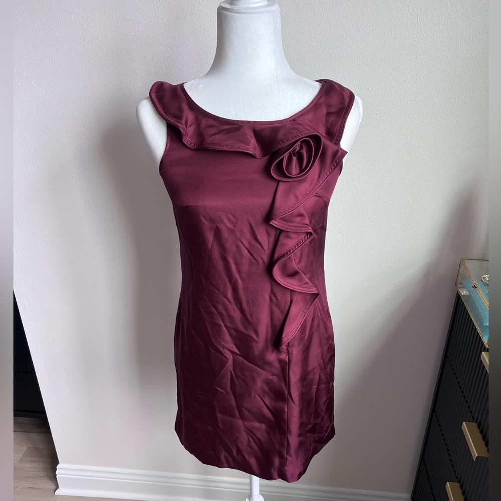 Banana Republic burgundy cocktail dress